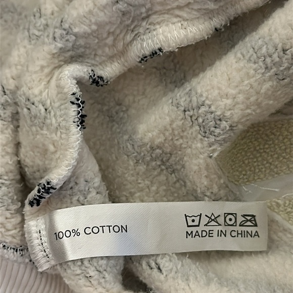 Tuckernuck Striped Natasha Logo Crew Neck Pullover Sweatshirt Sz Medium Sporty - Picture 8 of 9